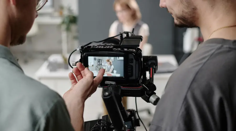 Cameraman Working
